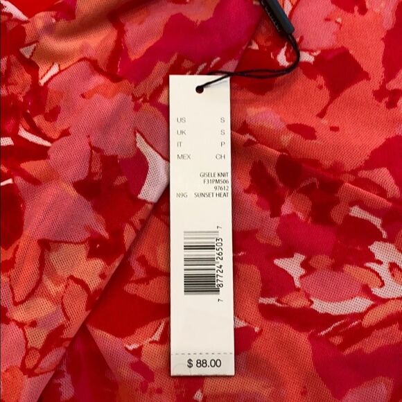 T Tahari Red Sleeveless NWT Top - Picture 4 of 5